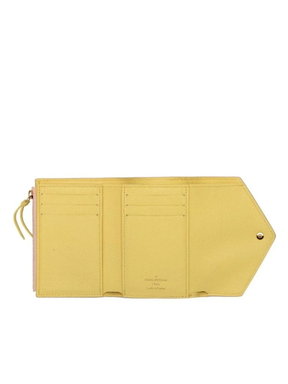 Louis Vuitton Monogram Empreinte Portefeuille Victorine Bifold Wallet Rose
